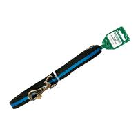 Поводок капрон 20мм*10м черный с синей полосой  DONBARON Поводок капрон 20мм*10м черный с синей полосой  DONBARON