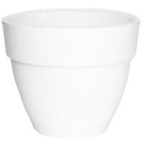 Кашпо Лори 10,5л белый с дренаж вставкой /4шт/ЭД Кашпо Лори 10,5л белый с дренаж вставкой /4шт/ЭД