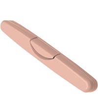 Футляр д/зубной щетки бежево-розовый МР-4212 /78шт/ПП