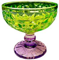 Креманка салатово-фиолетовый 300мл /5181/1-Н5 /9шт/ДК