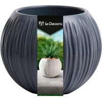 Кашпо Сфера Мини 0,3л антрацит КШ-4425 Кашпо Сфера Мини 0,3л антрацит КШ-4425