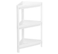 Полка треугольная 3 секции белый М2706 /4шт/М-пласт 