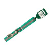 Поводок капрон 25мм*2м зеленый с серой полосой DONBARON Поводок капрон 25мм*2м зеленый с серой полосой DONBARON