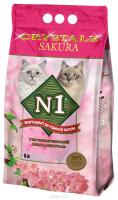Наполнитель Барсик CRYSTALS №1 силикагель Сакура 5л/8шт/92217