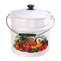 Ведро 10л эмаль с/к ц/белая 41204-222/6-У2