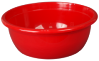 Таз 12л круглый красный 03025 /10шт/Арз