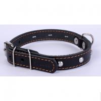 Ошейник кожа 17мм 1слойный с украшением 35-40см/40540 Ошейник кожа 17мм 1слойный с украшением 35-40см/40540