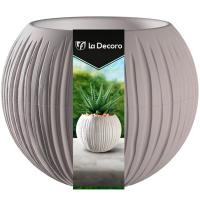 Кашпо Сфера Мини 0,3л серый жемчуг КШ-4433 Кашпо Сфера Мини 0,3л серый жемчуг КШ-4433