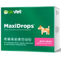 Капли МаксиДропс от внеш.и внутр.д/собак от 5-10кг/60шт/AB1913 ЧЗ
