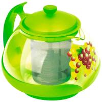 Чайник заварочный 0,75л Decotto-G-750 пластик ручка, фильтр нерж.сталь/48шт/910114/Mallony