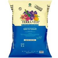 Грунт Живая земля TERRA VITA цветочный 5л