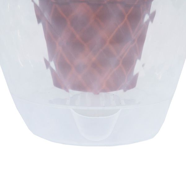 Кашпо д/орх Румба 3л прозрачный /24шт/ДТ