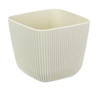 Кашпо ПИКАНТО 1,8л белый ротанг 15*15см М3209 Кашпо ПИКАНТО 1,8л белый ротанг 15*15см М3209