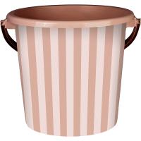 Ведро 10л Сиеста Полоска фраппе ВР-1946 /шт/ПП