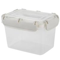 Контейнер с защелками д/прод. 1,3л Plast Team Bergen прямоугол. пепельный жемчуг РТ1044 /10шт/ПТ