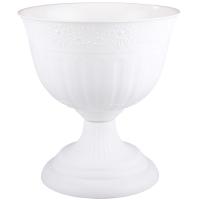 Вазон на ножке 18л Венеция белый М3129