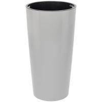 Кашпо ПИЛАР 23/69л смоки со вставкой М3088