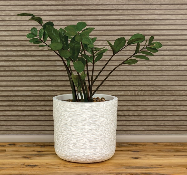 Кашпо СЛАНЕЦ 9.5л графитовый М3200 Кашпо СЛАНЕЦ 9.5л графитовый М3200