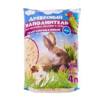 Наполнитель Ерошка д/грыз. древесный 4л/8шт/