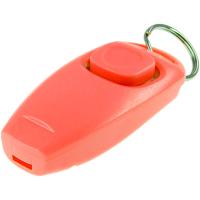 Кликер-свисток ZooOne с кольцом красный 1009-09/Пет Лайн