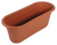 Кактусница 31см терракот с под. С182 /17шт/Мартика