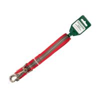 Поводок капрон 25мм*1,5м красный с серой полосой DONBARON Поводок капрон 25мм*1,5м красный с серой полосой DONBARON