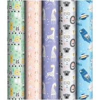 Упаковочная бумага 70*100см "Забавные персонажи" 90г/м2 глянц. ассорти 5 дизайнов ArtSpace /Рельеф Упаковочная бумага 70*100см "Забавные персонажи" 90г/м2 глянц. ассорти 5 дизайнов ArtSpace /Рельеф