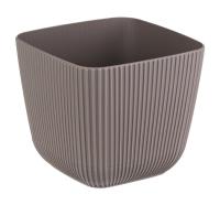 Кашпо ПИКАНТО 1,8л французский серый 15*15см М3209 Кашпо ПИКАНТО 1,8л французский серый 15*15см М3209