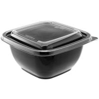 Контейнер ПЭТ 500мл (50шт) с крышкой черный /1000шт/АУ