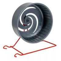 Игрушка д/грыз Колесо D140 литое на металл подставке серый/3158/Дарэлл