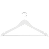 Вешалка деревянная с перекладиной (белая) Вешалка деревянная с перекладиной (белая)