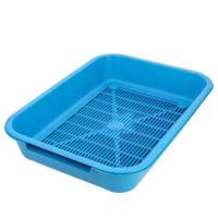 Туалет д/кошек ИНТЕКО перламутровый с сеткой/09307021/Каскад