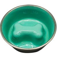 Миска метал Кость для медленного поедания 400мл/АММП400/Евро