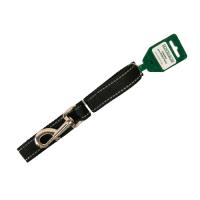 Поводок капрон 25мм*1,5м черный со светоотражающими полосами DONBARON Поводок капрон 25мм*1,5м черный со светоотражающими полосами DONBARON