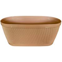 Кашпо Соната 8,2л овал кофе с прик. под. А036 /20шт/Арз Кашпо Соната 8,2л овал кофе с прик. под. А036 /20шт/Арз