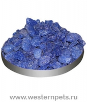 Грунт для аквариума Тритон блестящий синий крупный кг