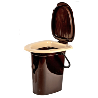 Ведро-туалет шоколадный 01005