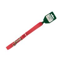 Поводок капрон 15мм*1,5м красный со светоотражающими полосами DONBARON Поводок капрон 15мм*1,5м красный со светоотражающими полосами DONBARON