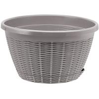 Кашпо 4,5л серый жемчуг КШ-9803 Кашпо 4,5л серый жемчуг КШ-9803