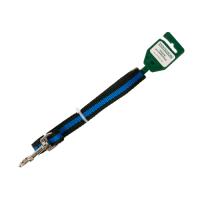 Поводок капрон 20мм*2м черный с синей полосой  DONBARON Поводок капрон 20мм*2м черный с синей полосой  DONBARON