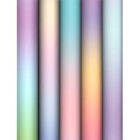 Упаковочная бумага 70*100см "Light gradient" 80г/м2 асс. 5 дизайнов MESHU /Рельеф