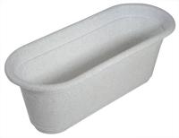 Кактусница 31см мрамор с под. С182 /17шт/Мартика