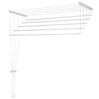 Сушилка д/белья потолочная Лиана-Люкс 2м (5линий) белый (в пленке) SPP-200 /5шт/Л