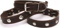 Ошейник кожа 35мм 1слойный с украшением 60-65см/41035 Ошейник кожа 35мм 1слойный с украшением 60-65см/41035
