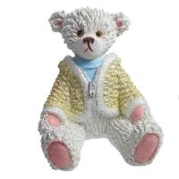 Фигура Мишка (бежевый в красном)L11W12H13см 626855/W044