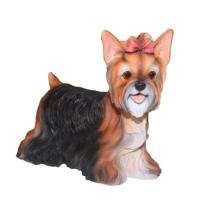 Копилка Йоркширский терьер с бантиком L30W15H27см 626906/F383