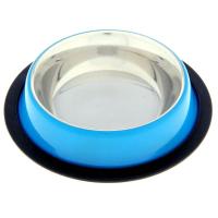 Миска метал 0,25л Стандарт голубая /Ц968/ЗР