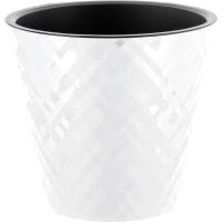 Кашпо Манхэттен D160 1,6л белоснежный жасмин с вставкой IG6701 /16шт/ПР