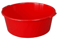 Таз 12л с ручками красный 03004 /10шт/Арз