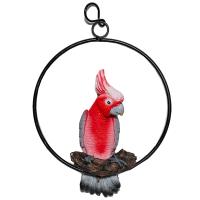 Попугай Какаду на кольце (20см) 11961-8D